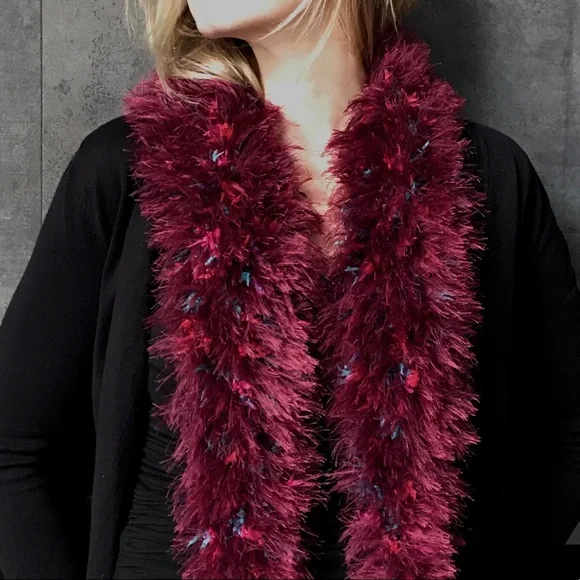 Handmade Luxury Statement Scarf (K10-12H) - Picture 3 of 7